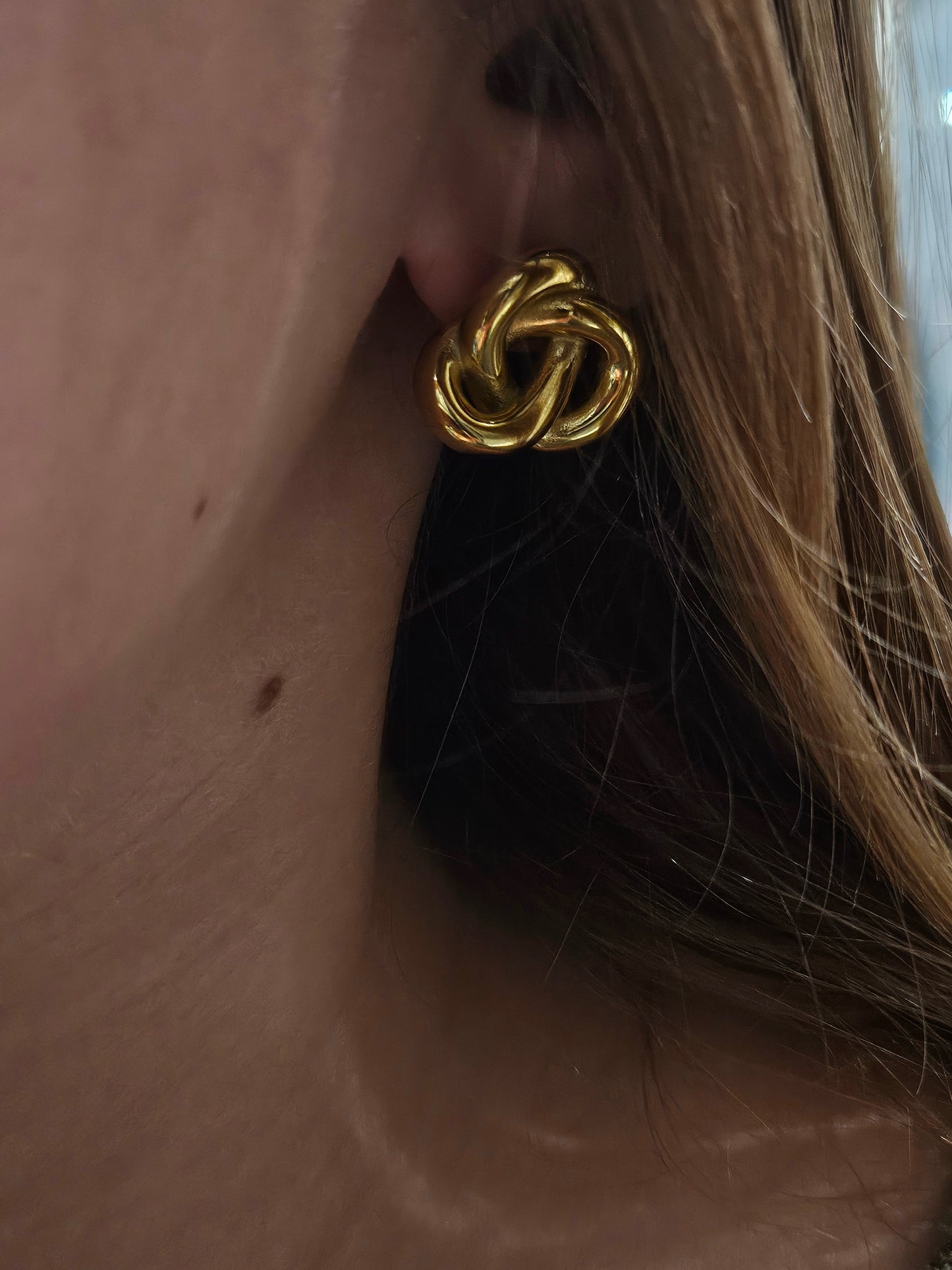orecchini intreccio gold