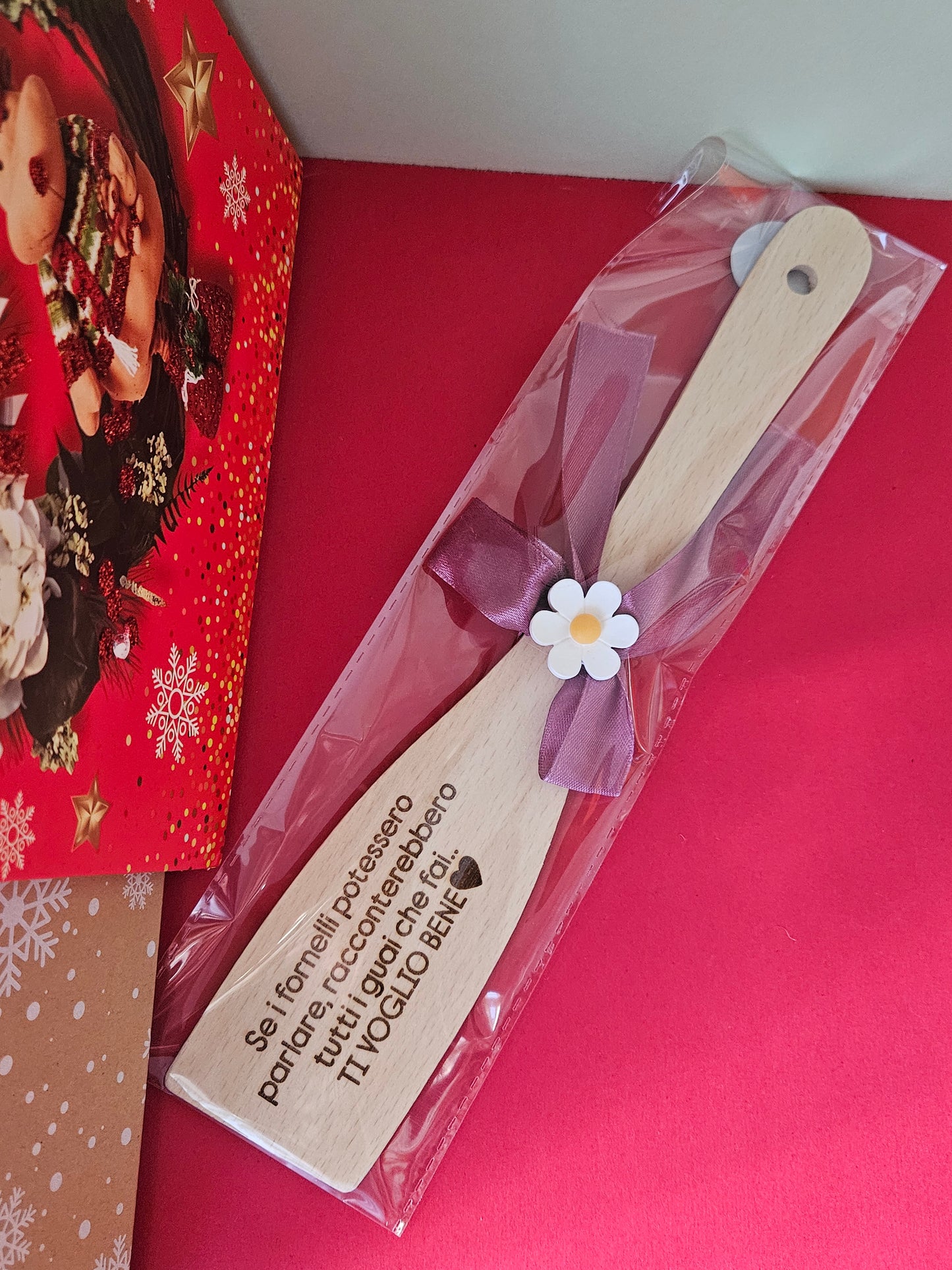 Cucchiarella in legno con dedica