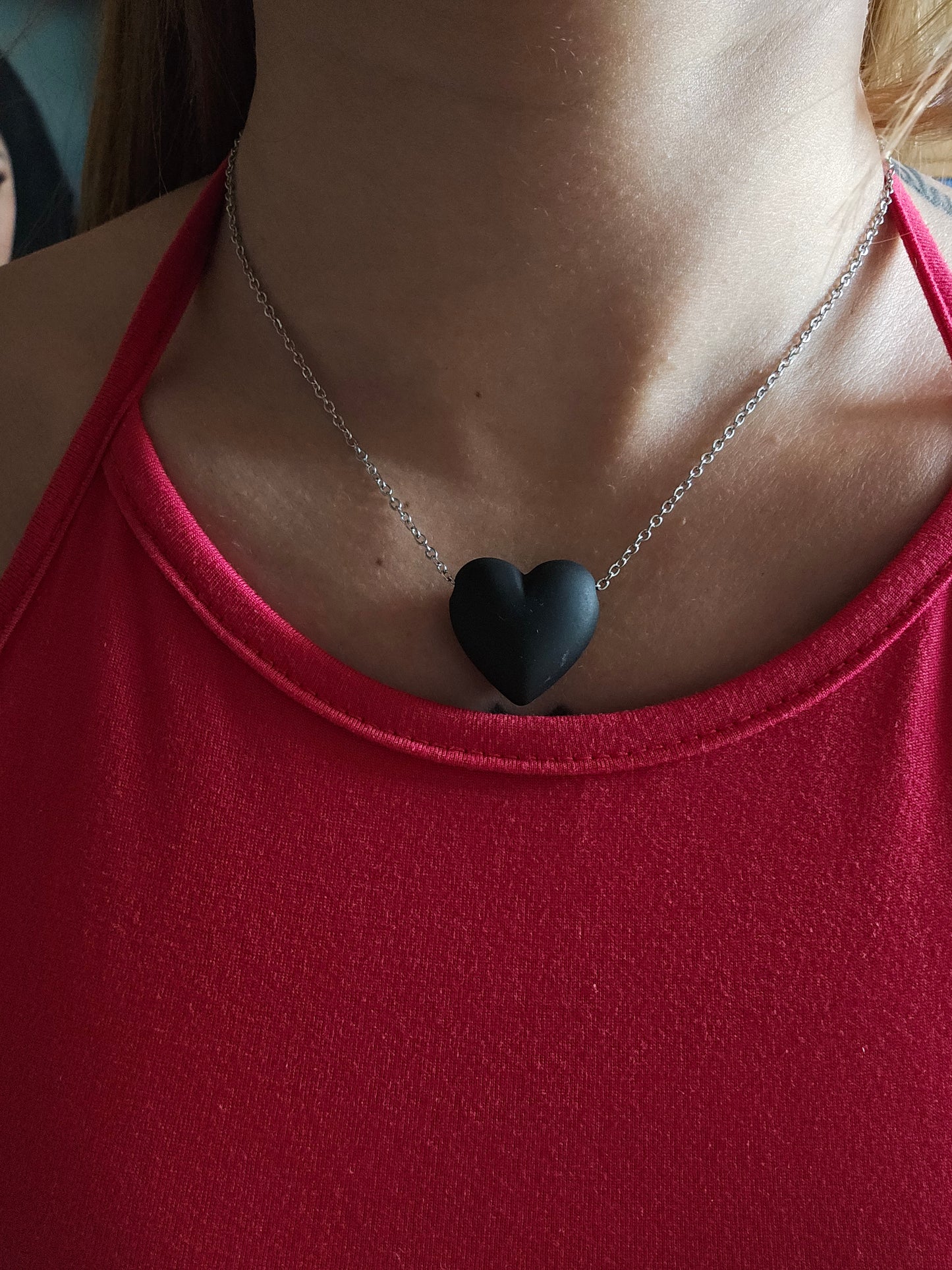 Collana cuore colorato