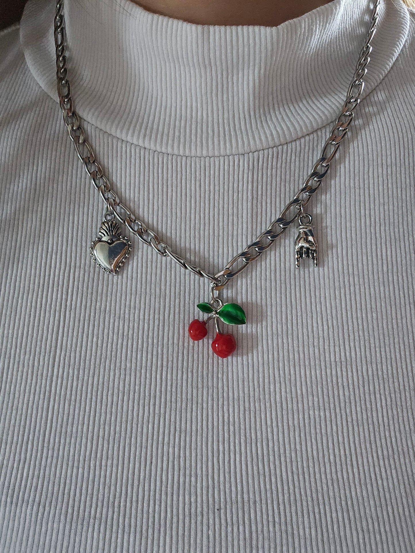 collana cherry + porta fortuna