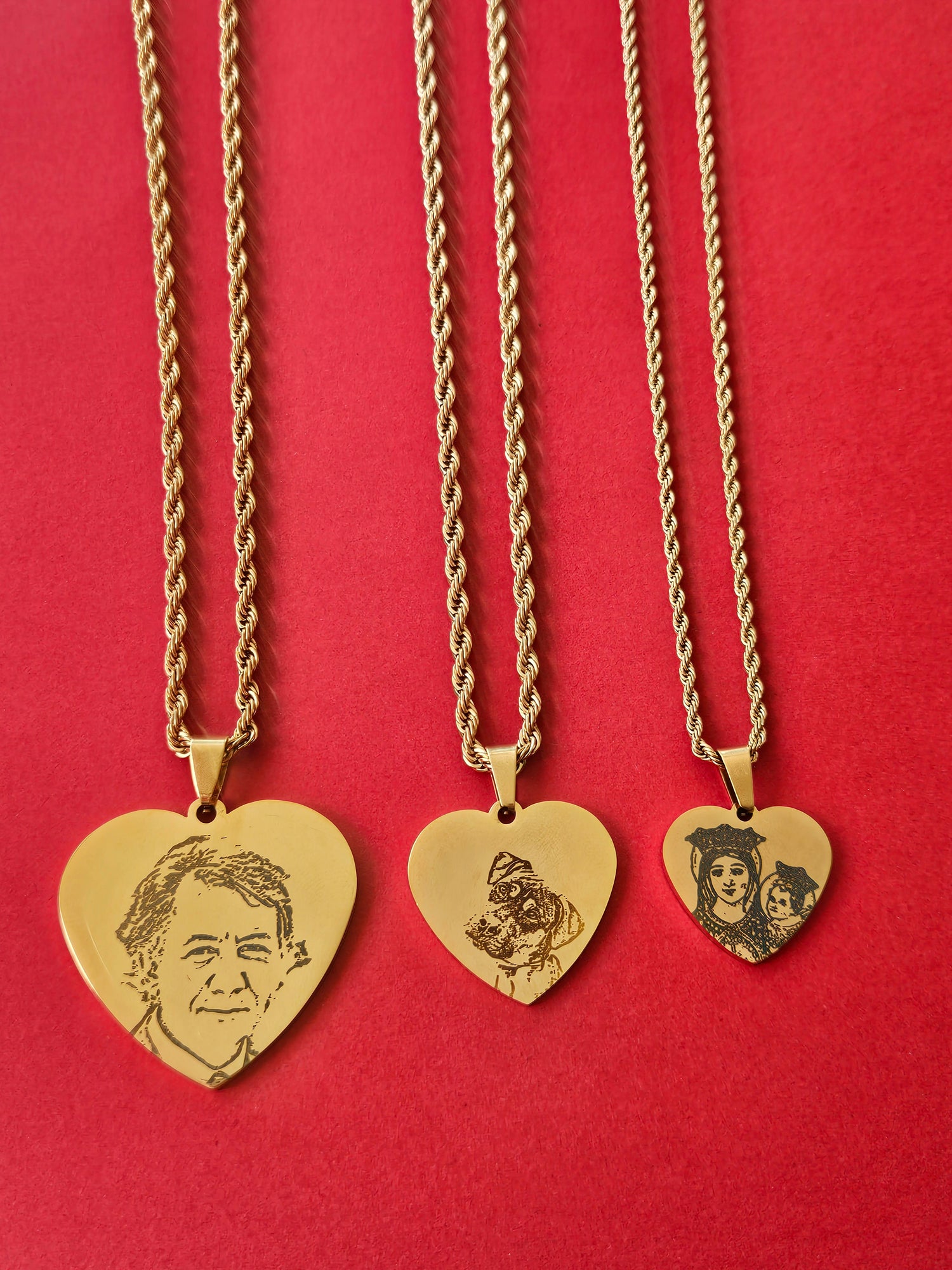 COLLANE PERSONALIZZATE CON FOTOINCISIONE