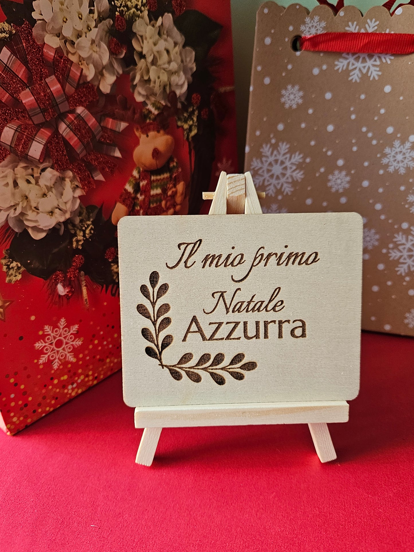 Quadretto in legno con cavalletto