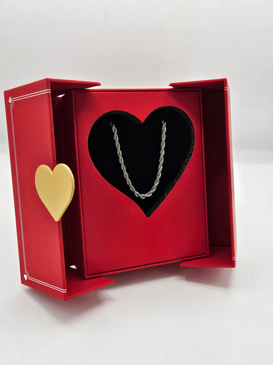 Confezione S. Valentino con Collana funetta