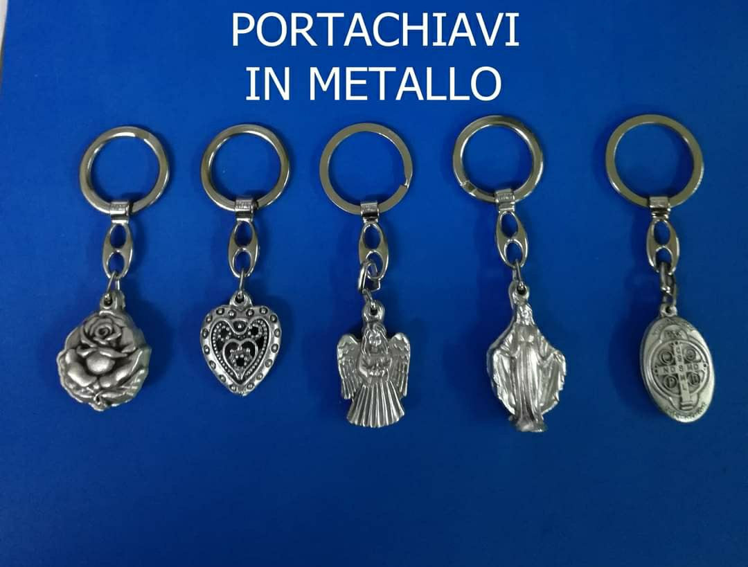 Portachiavi in metallo richiudibili con foto