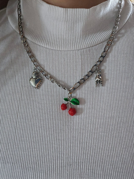 collana cherry + porta fortuna